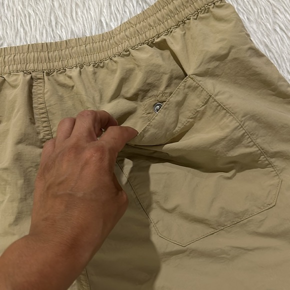 Madewell brown elastic khaki shorts size large - Picture 5 of 5